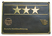 Schild Hotelsterne Hotel Heymann Kaiserslautern